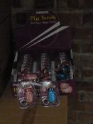 *Box Containing 144 Maxim LED Superbright Pig Torch Keyrings