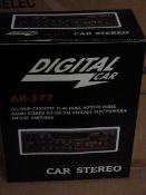 *Box Containing Eight AR-377 Digital Car Stereos