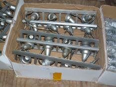 *Box Containing Five Four Head GU10 Spot Lamps in Silver Finish