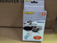 *Box Containing 144 Packs of Mrs Mop Grease Removing Tablets
