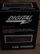 *Box Containing Eight AR-377 Digital Car Stereos
