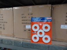 *Case Containing 96 Pack of Five Double Sided Mounting Tape