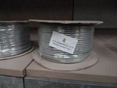 *100m of 618Y 1.5mm Grey Blue Cable