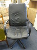 Black Swivel Executive Office Chair