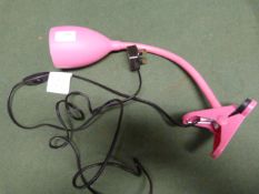 *Pink Shelf Mounted Anglepoise Lamp