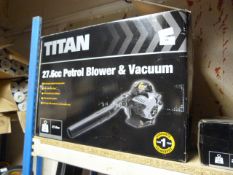 *Titan 27.6cc Petrol Blower and Vacuum