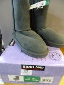 *Childrens Shearling Boots (Grey) Size:1