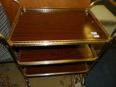 Three Tier Serving Trolley