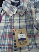 *Three Men's Check Shirts SIze: Small