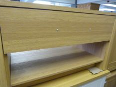 *Light Oak Coffee Table with Single Drawer