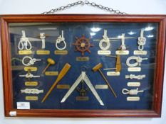 Framed Marine Knots Picture
