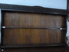 Oak Plate Rack