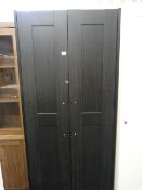 *Black Double Wardrobe