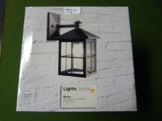 *Black Metal Four Sided Lantern