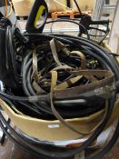 Box Containing Power Washer, Spray Guns and Pipes, etc.