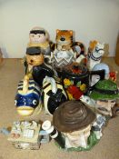 Collection of Decorative Teapots