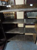 Four Height Oak Bookshelf