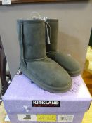 *Childrens Shearling Boots (Grey) Size:11
