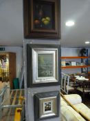 Three Framed Oil Paintings