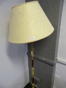 Onyx and Brass Standard Lamp