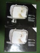 *Two 230w Stainless Steel Security Flood Lights