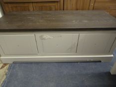*Three Drawer Base Unit with Darkwood Top