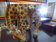 Pottery Giraffe Stool