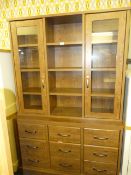 *Medium Oak Wall Unit