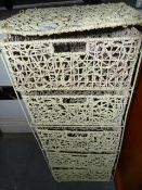 Ropework Five Height Basket Drawers