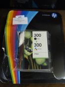 *Hp 300Blk Tricolor Ink