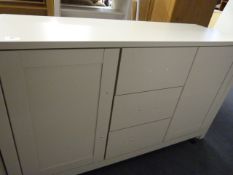 *Light Grey Two Door, Three Drawer Sideboard