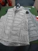 *Two Sleeveless Quilted Jackets (Grey) Size: Medium