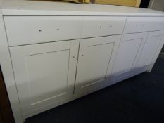 *White Four Door, Two Drawer Sideboard