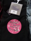 *Two Pairs of Girl's Jeans (Black) Size:7