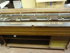 *Refrigerated Stainless Steel and Hardwood Salad Bar