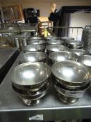 Twenty Seven Stainless Steel Sundae Dishes