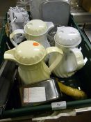 Assorted Insulated Flasks, Ice Cream Dishes, Bain Marie Lids, etc.