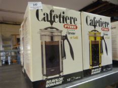 Three Perspex Cafetiers