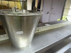 Stainless Steel Bucket and Spur Shelving