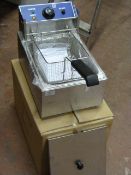 *Ace Catering Stainless Steel Countertop Electric Single Basket Fryer Model: EF-81L (New and Boxed)