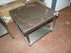 Stainless Steel Two Tier Appliance Stand