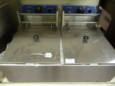 *Ace Catering Model:EF82L Two Basket, Two Compartment Electric Fryer