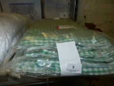 Forty Green Gingham Napkins