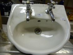 Ceramic Wash Basin a with Taps
