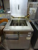 Falcon Gas Fired Two Basket, Single Compartment Fryer