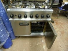 *Lincat Six Burner Commercial Gas Oven with Flame Safe