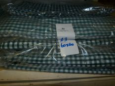 Twenty Three 60x60 Green and White Gingham Tablecloths