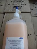 Two Boxes Containing 6x750ml of Deb Gentle Hand Wash