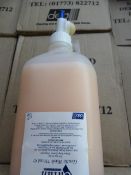 Two Boxes Containing 6x750ml of Deb Gentle Hand Wash