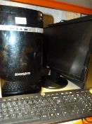 *Zoostorm Desktop PC with Monitor and Keyboard